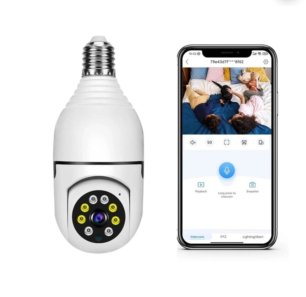 WiFi Smart Camera QC35 2MP White Camera Compatible with Tuya App